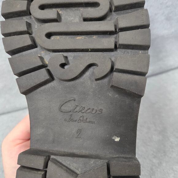 Circus By Sam Edelman Eileen Black Lug Sole  Loafers Size 9 - Picture 9 of 10